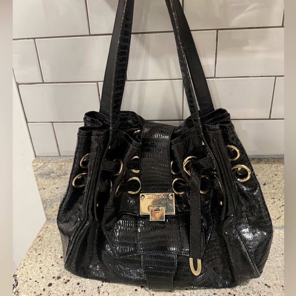 Jimmy Choo Black Shoulder Bag